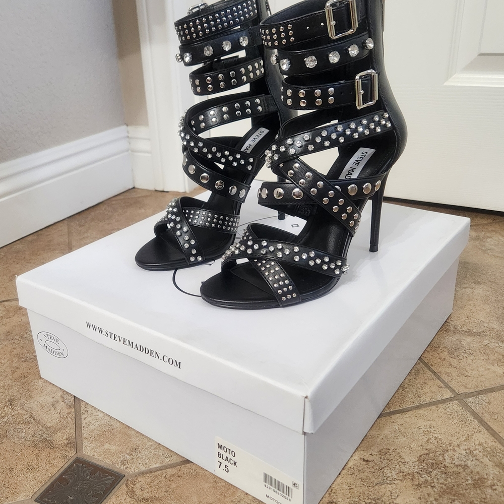 Steve Madden Moto Heels